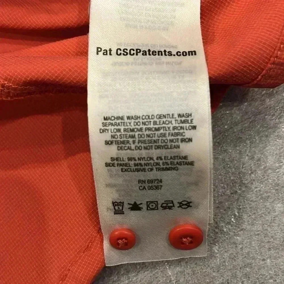 [M]Columbia Titanium Omni-Shade Orange Outdoor/Hiking Button Down  Shirt - Picture 10 of 12